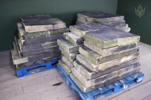 170ft+ - 15" Wide 19th Century Sandstone Coping Stones - WM12618