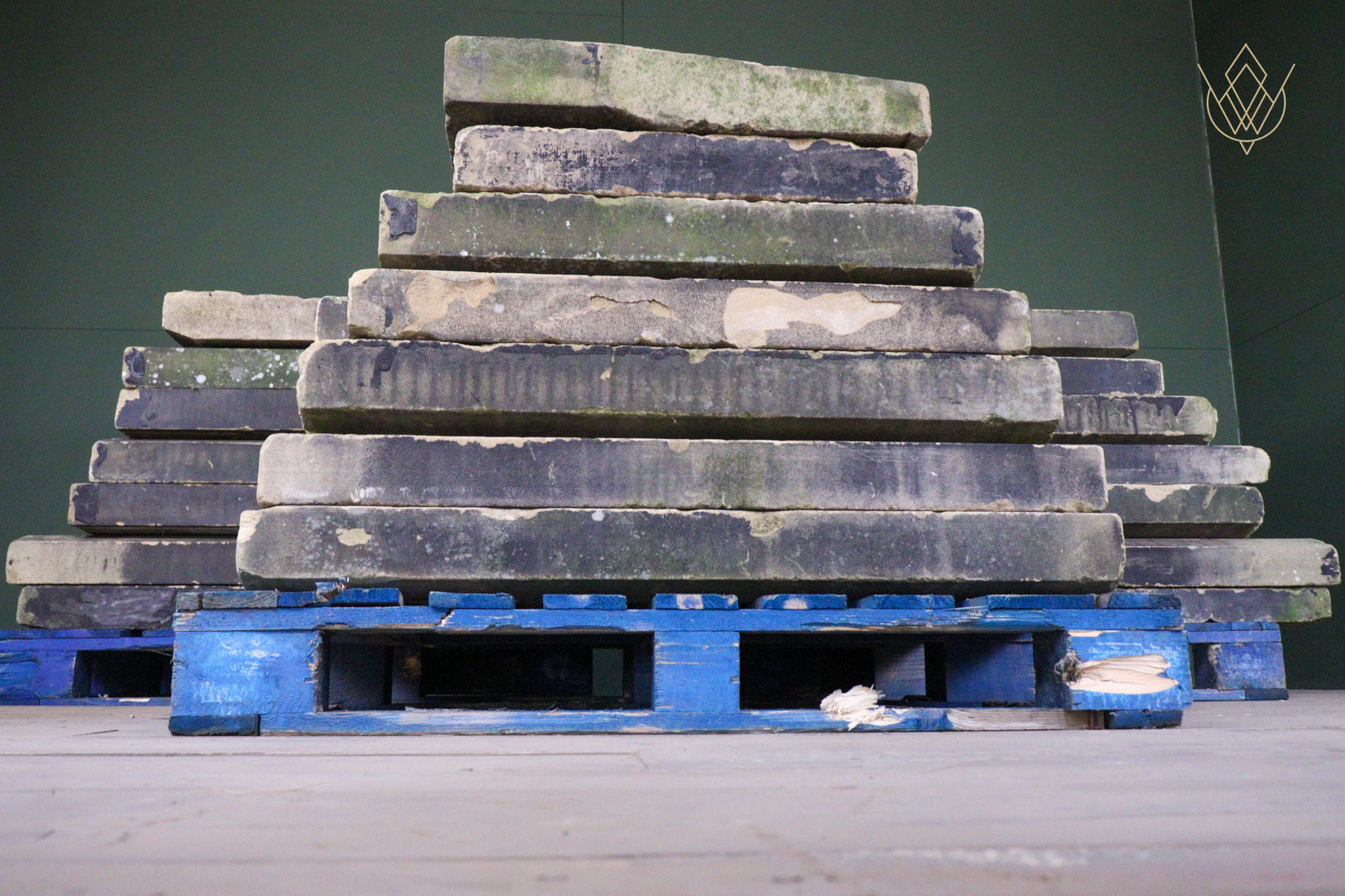 170ft+ - 15" Wide 19th Century Sandstone Coping Stones - WM12618 - Image 5