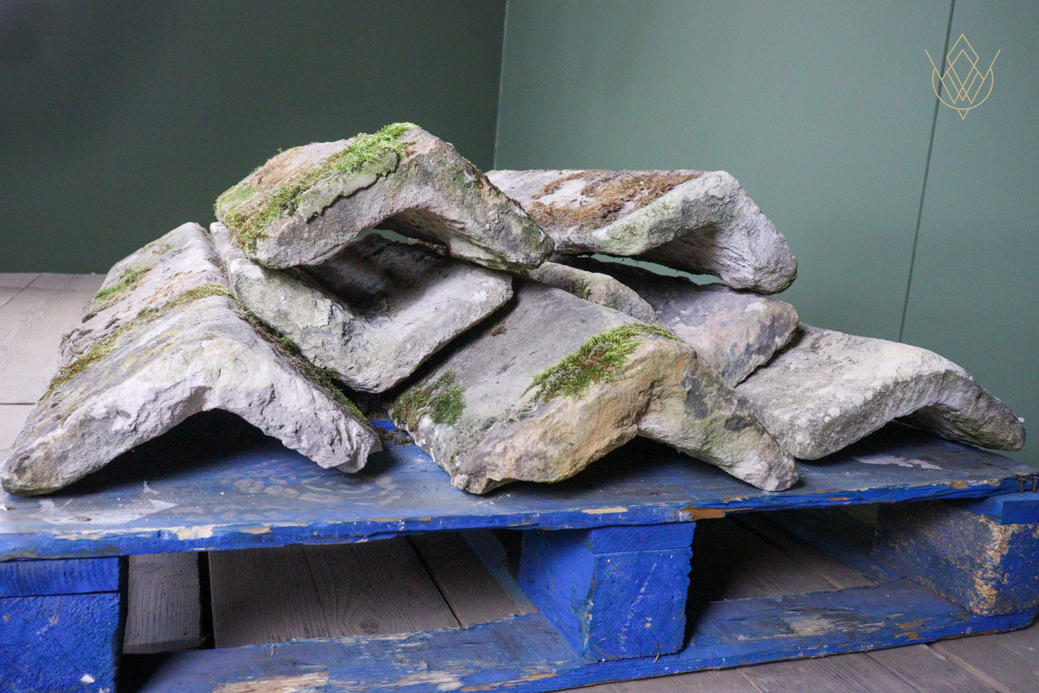 20.8ft - 11" x 5" Reclaimed Gritstone Ridge Stone - WM12619 - Image 4