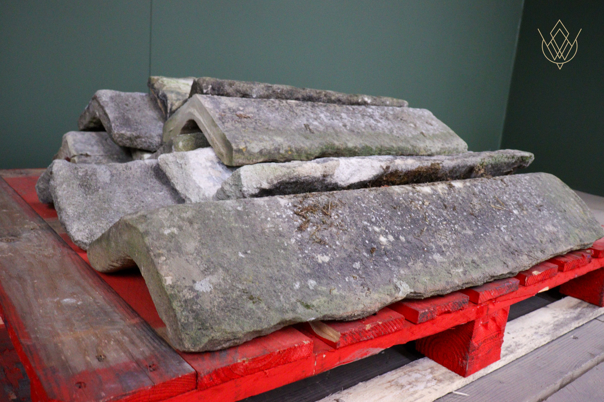 20.3ft - 12" x 4.5" Reclaimed Sandstone Ridge Stone - WM12620 - Image 7