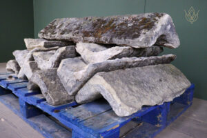 23.6ft - 12.5" x 6" Reclaimed Gritstone Ridge Stone - WM12622