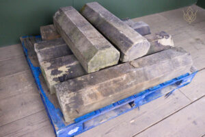 16.3ft - 9" x 6" Victorian Sandstone 5 Sided Coping Stones - WM12623