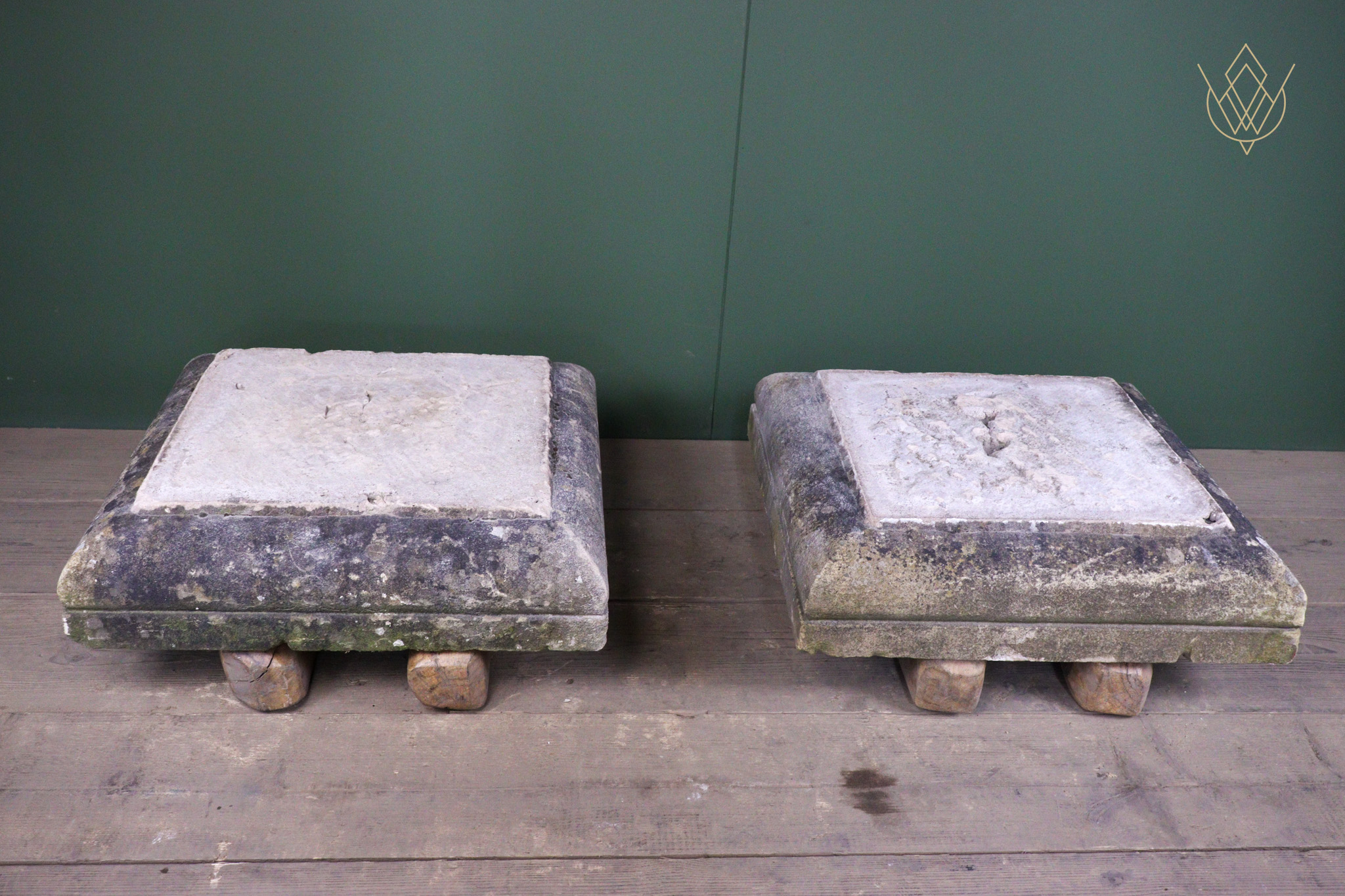 Pair of 19th Century Sandstone Plinths/Stone Pier Caps - WM12633 - Image 10