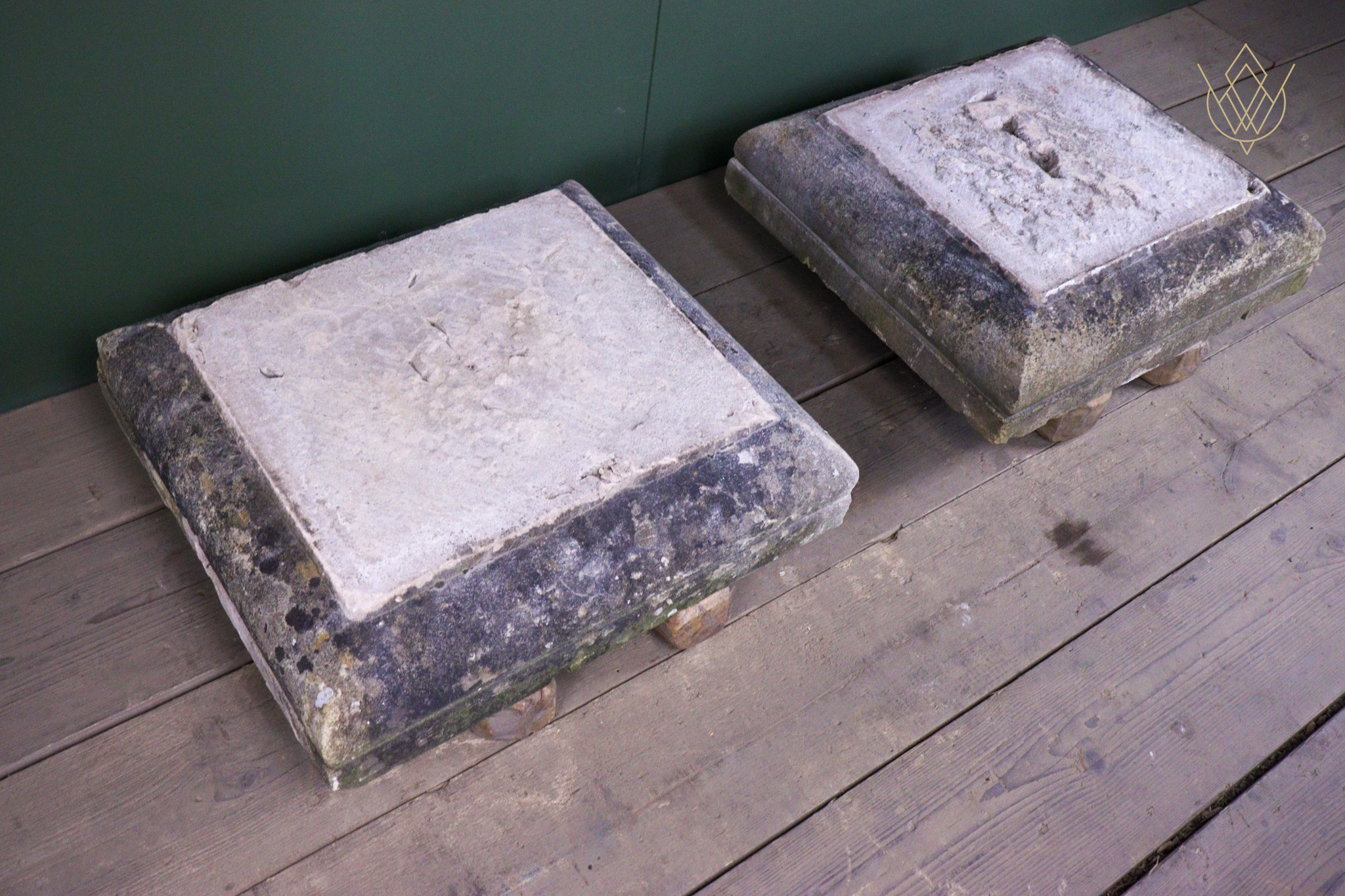 Pair of 19th Century Sandstone Plinths/Stone Pier Caps - WM12633 - Image 9