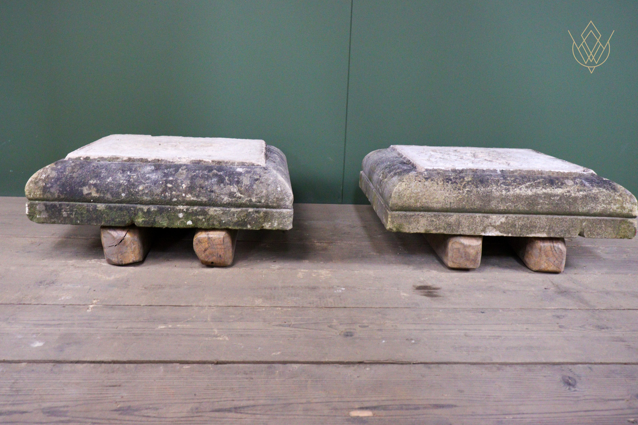 Pair of 19th Century Sandstone Plinths/Stone Pier Caps - WM12633 - Image 7