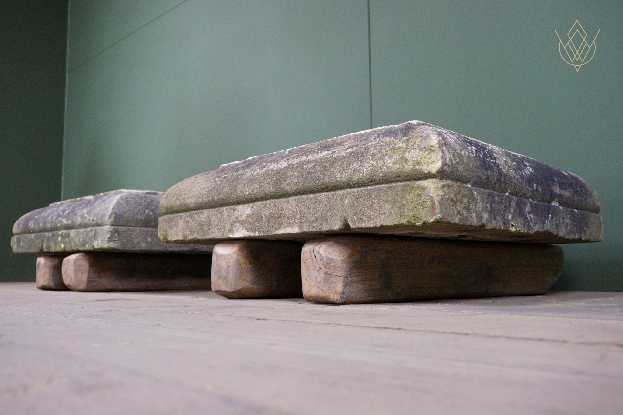 Pair of 19th Century Sandstone Plinths/Stone Pier Caps - WM12633 - Image 5