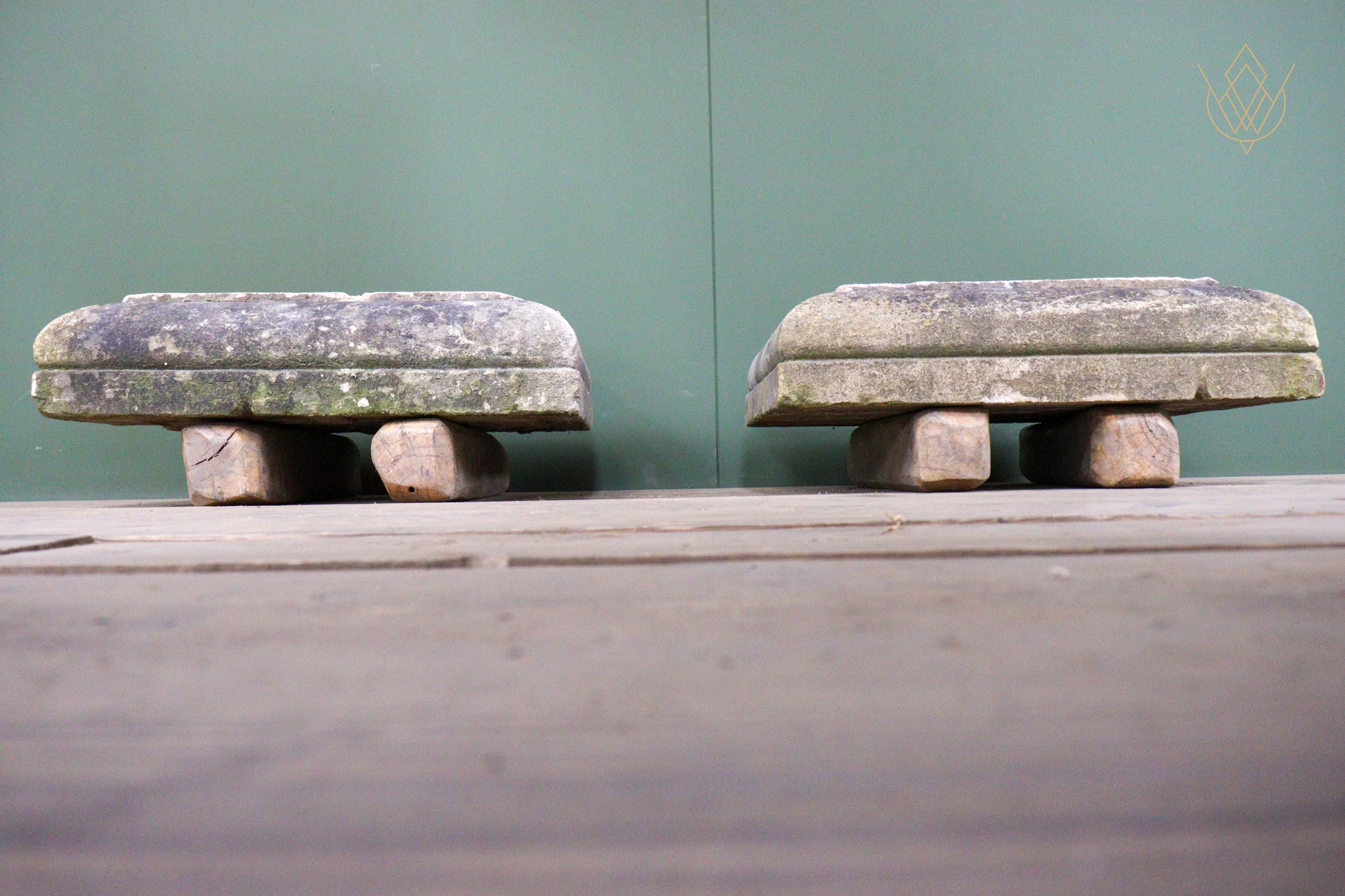 Pair of 19th Century Sandstone Plinths/Stone Pier Caps - WM12633 - Image 4