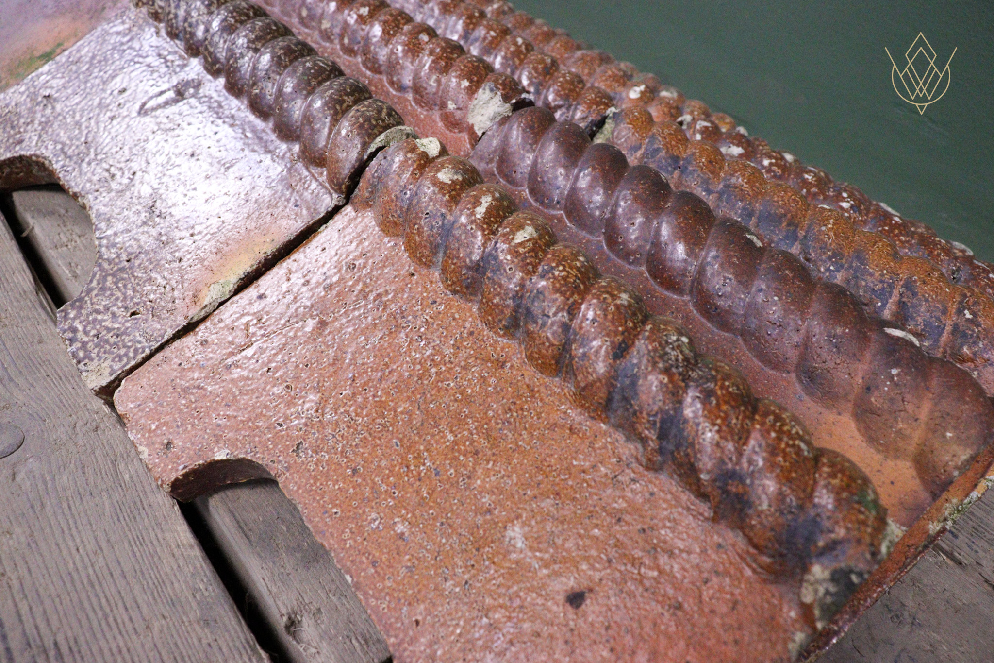 25x Victorian Salt Glazed Terracotta Rope Edging - WM12649 - Image 2