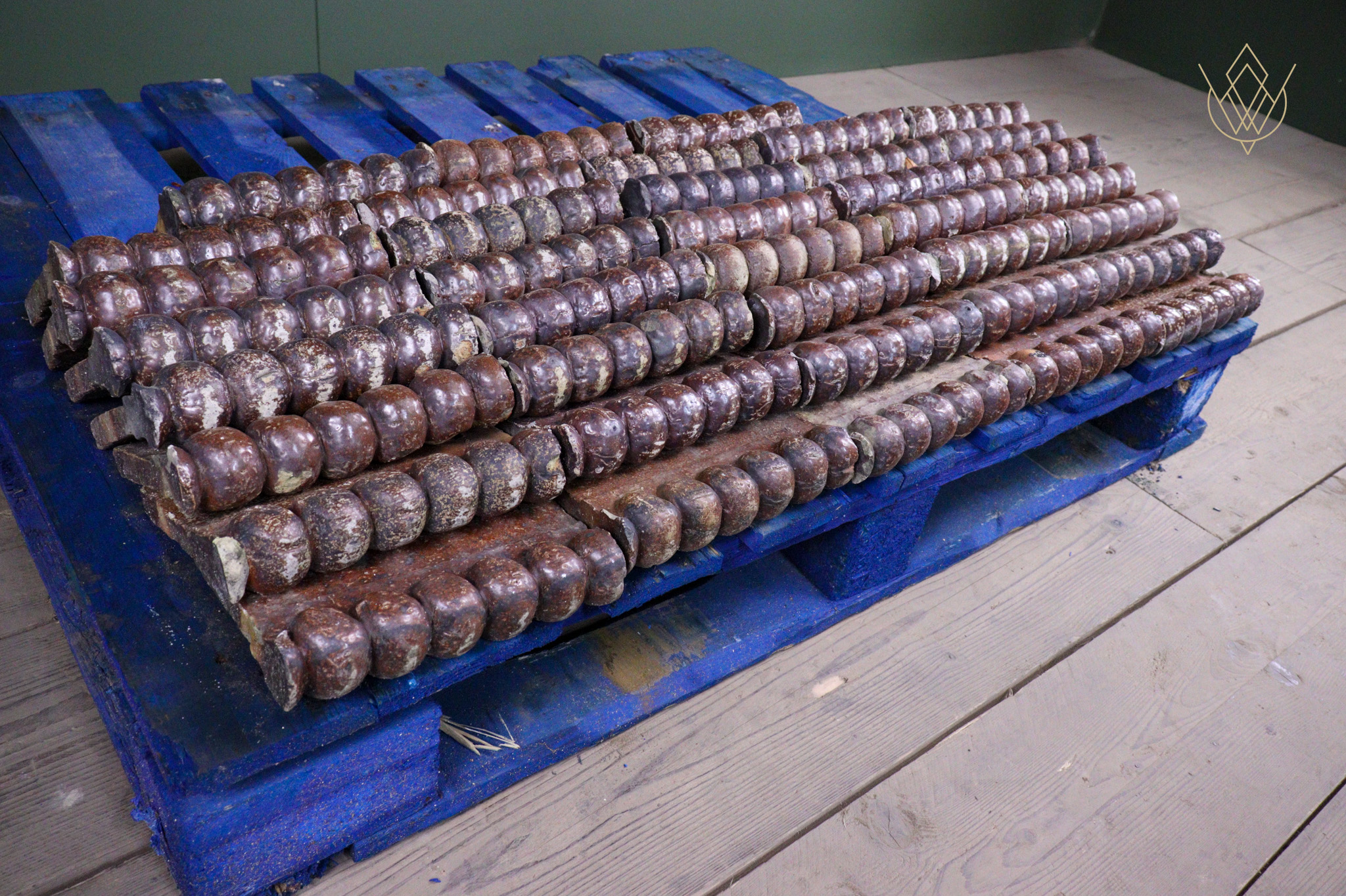 38x Victorian Salt Glazed Terracotta Rope Edging - WM12650 - Image 5