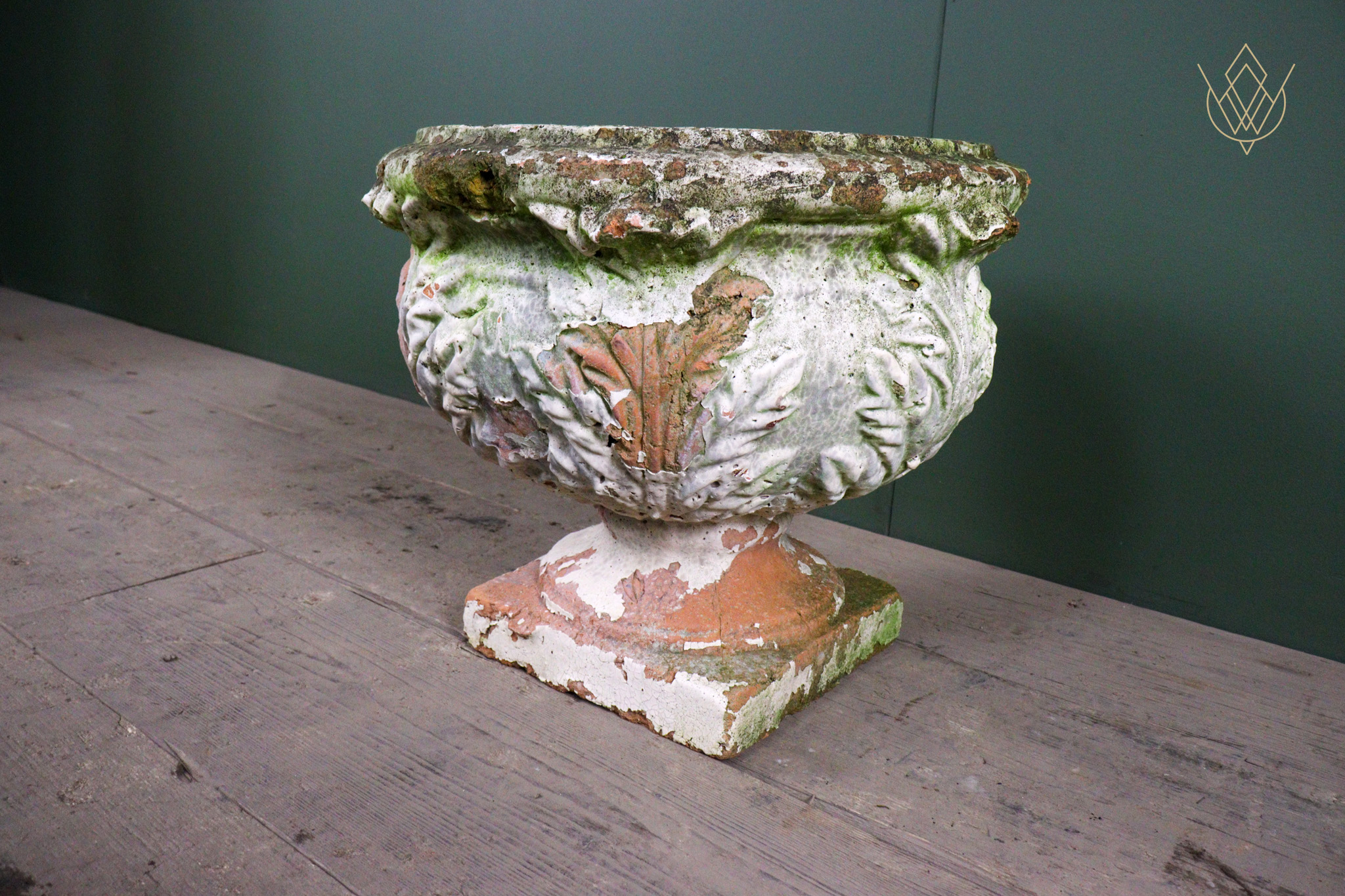19th Century Distressed Terracotta Urn - WM12659