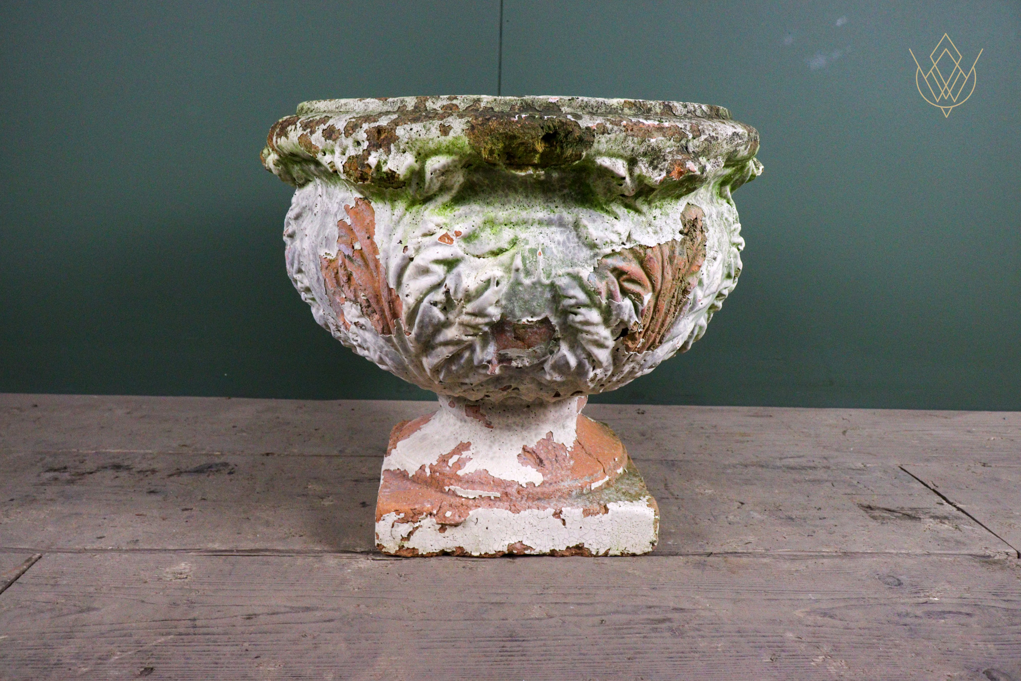 19th Century Distressed Terracotta Urn - WM12659 - Image 7