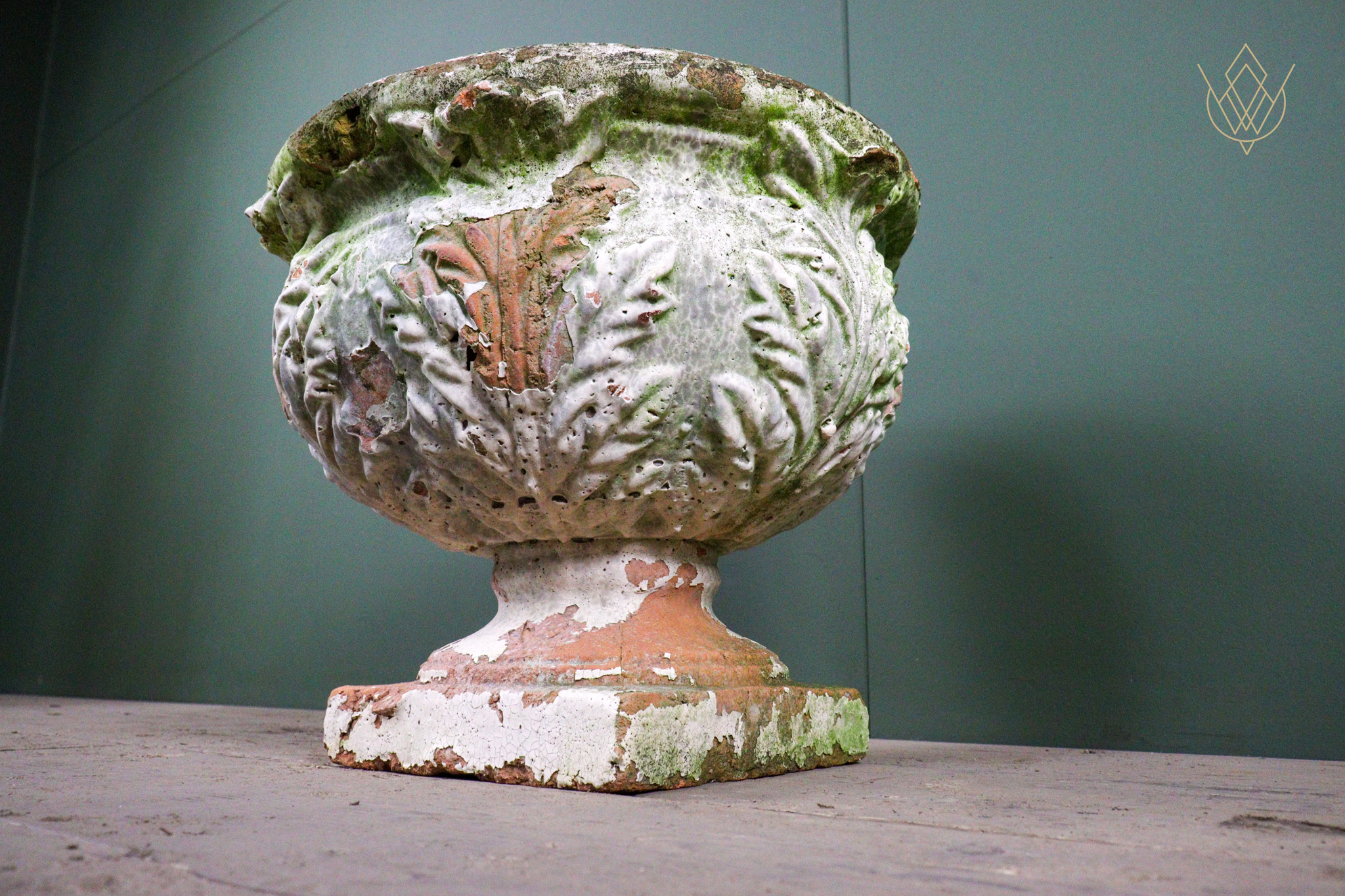 19th Century Distressed Terracotta Urn - WM12659 - Image 4