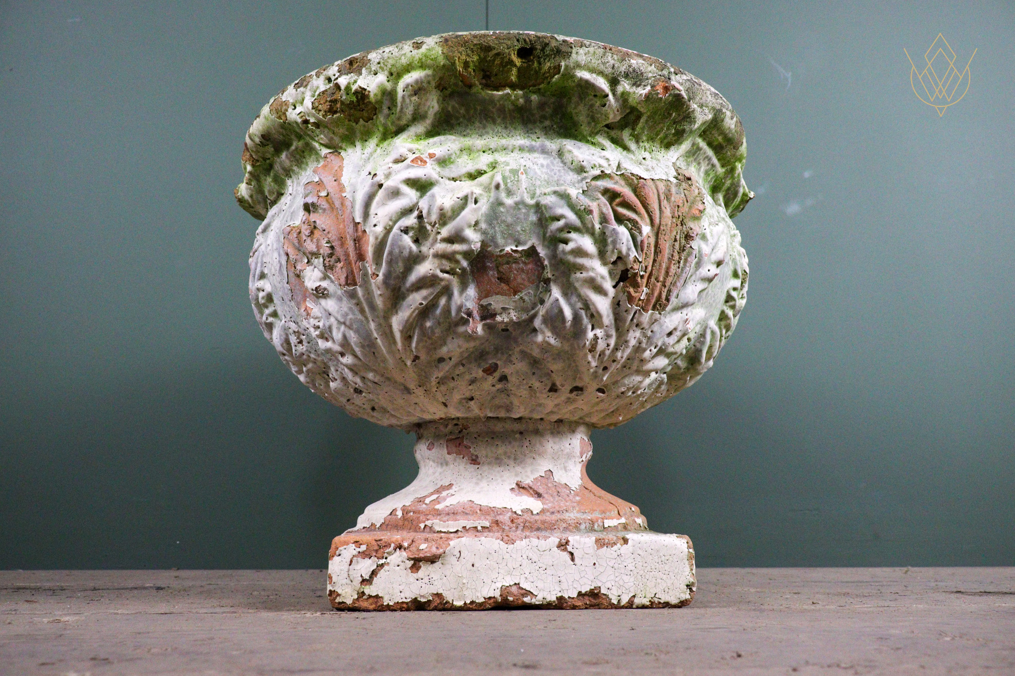 19th Century Distressed Terracotta Urn - WM12659 - Image 3