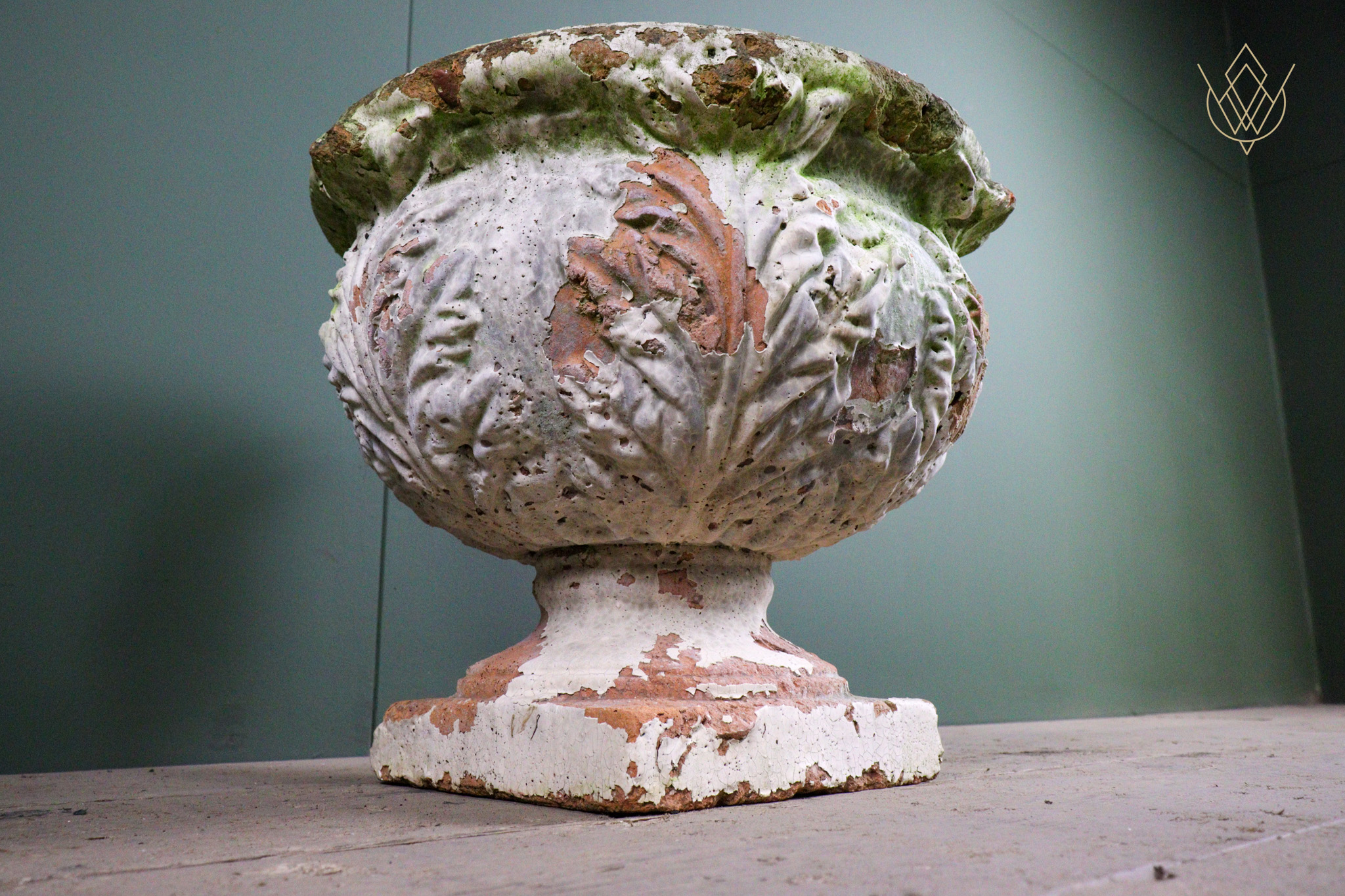 19th Century Distressed Terracotta Urn - WM12659 - Image 2