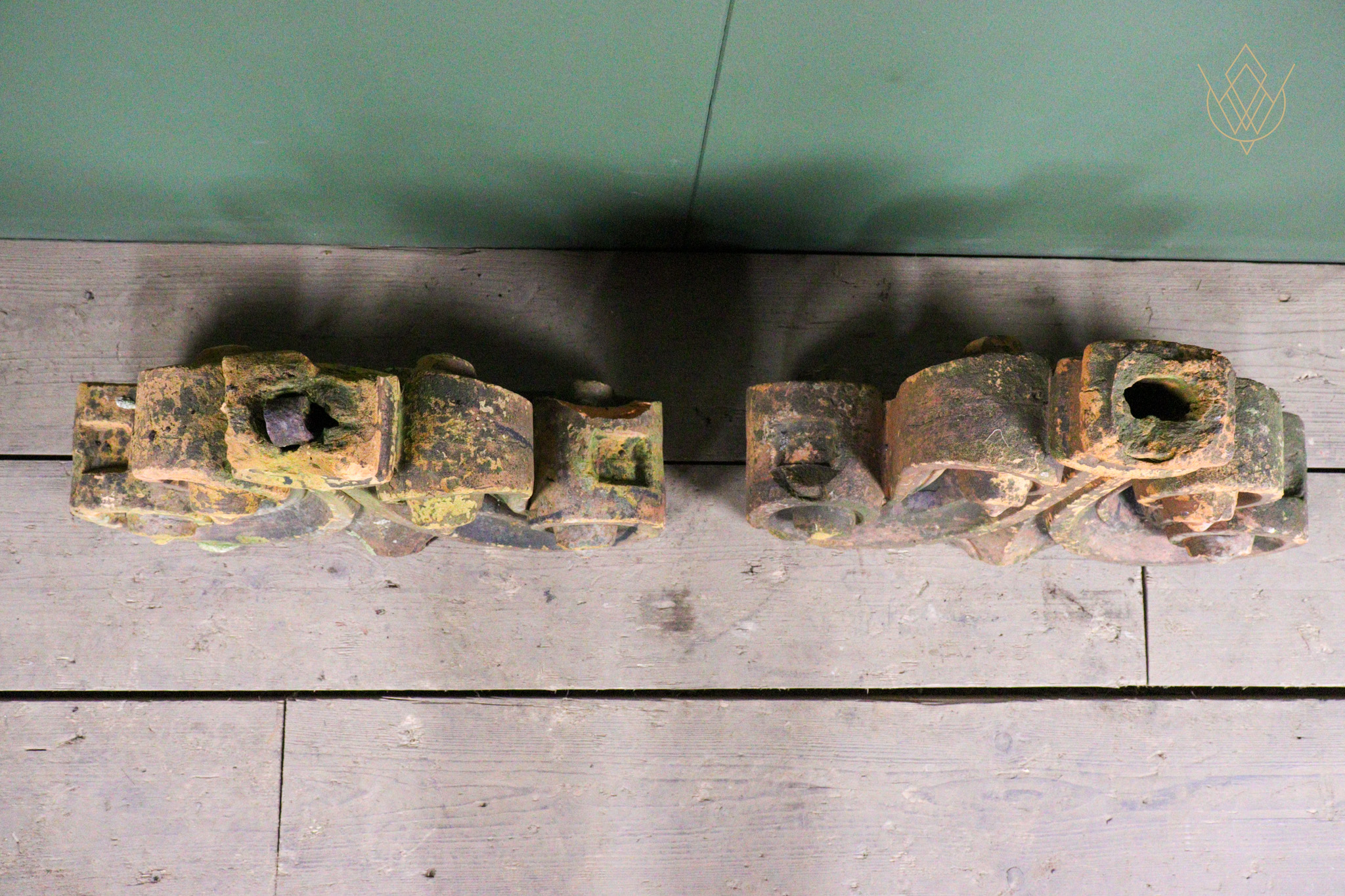 Pair of Decorative Victorian Scroll Finials - WM12662 - Image 5