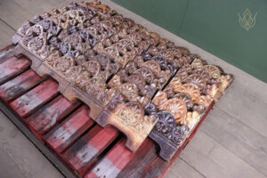 44x Decorative Victorian Salt Glazed Terracotta Rope Edgings - WM12664