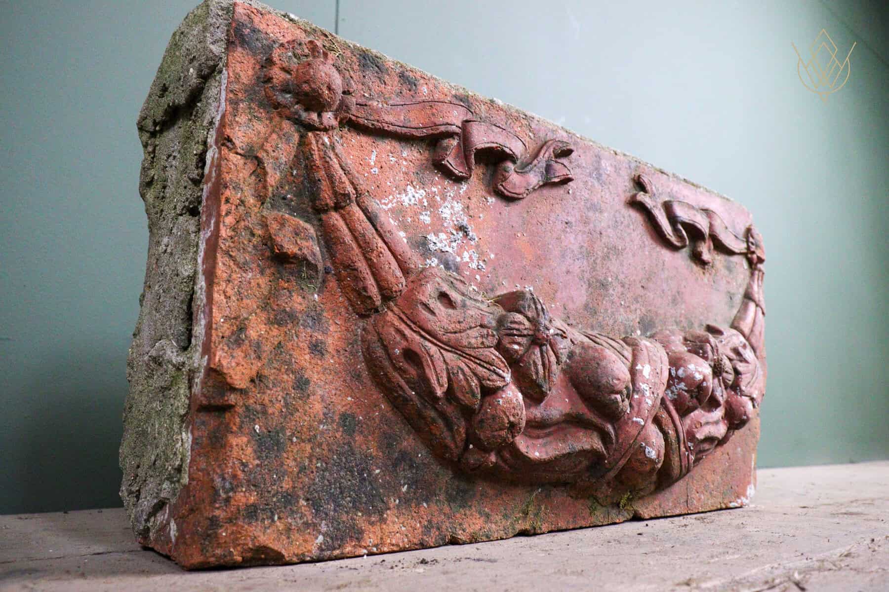19th Century Terracotta Decorative Plaque/Insert - WM12669
