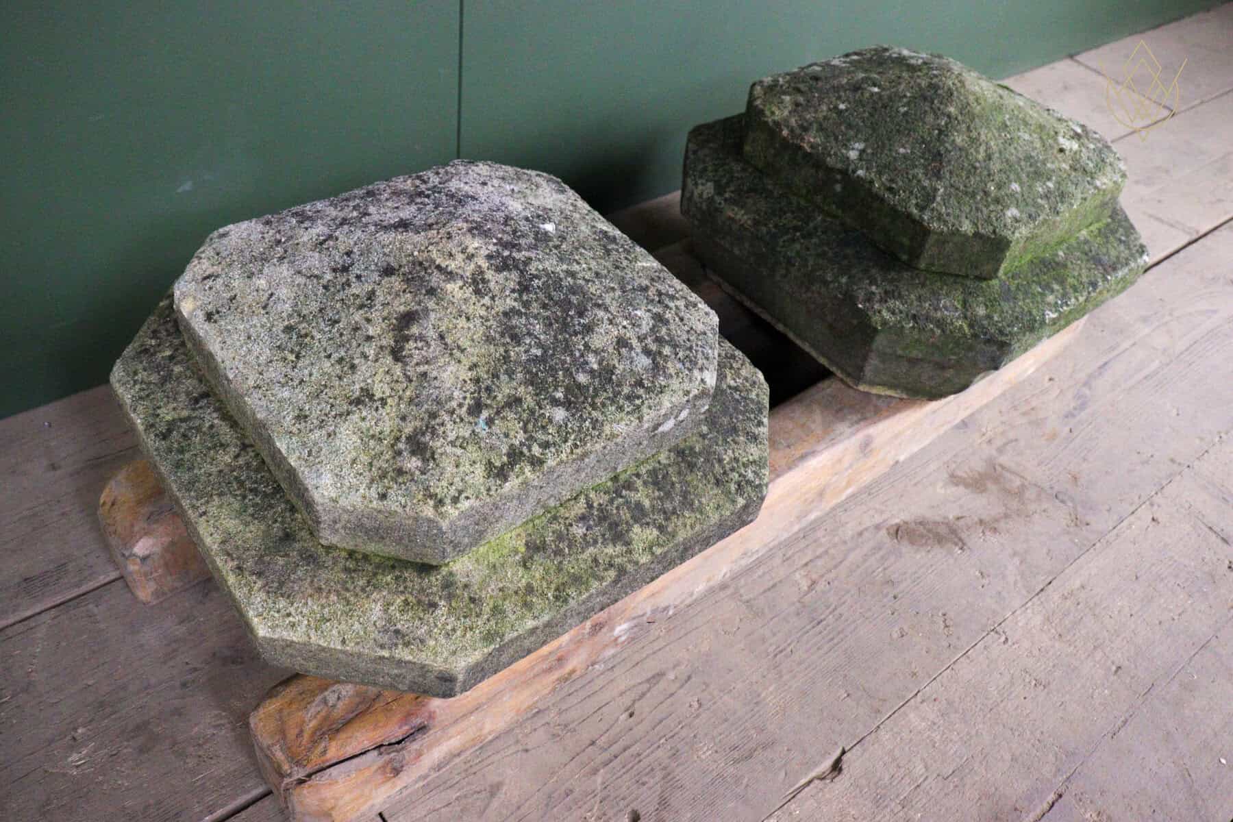 Pair of 19th Century Gritstone Pier Caps - WM12672 - Image 6