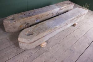 Pair of 2m Reclaimed Sandstone Gateposts - WM12675
