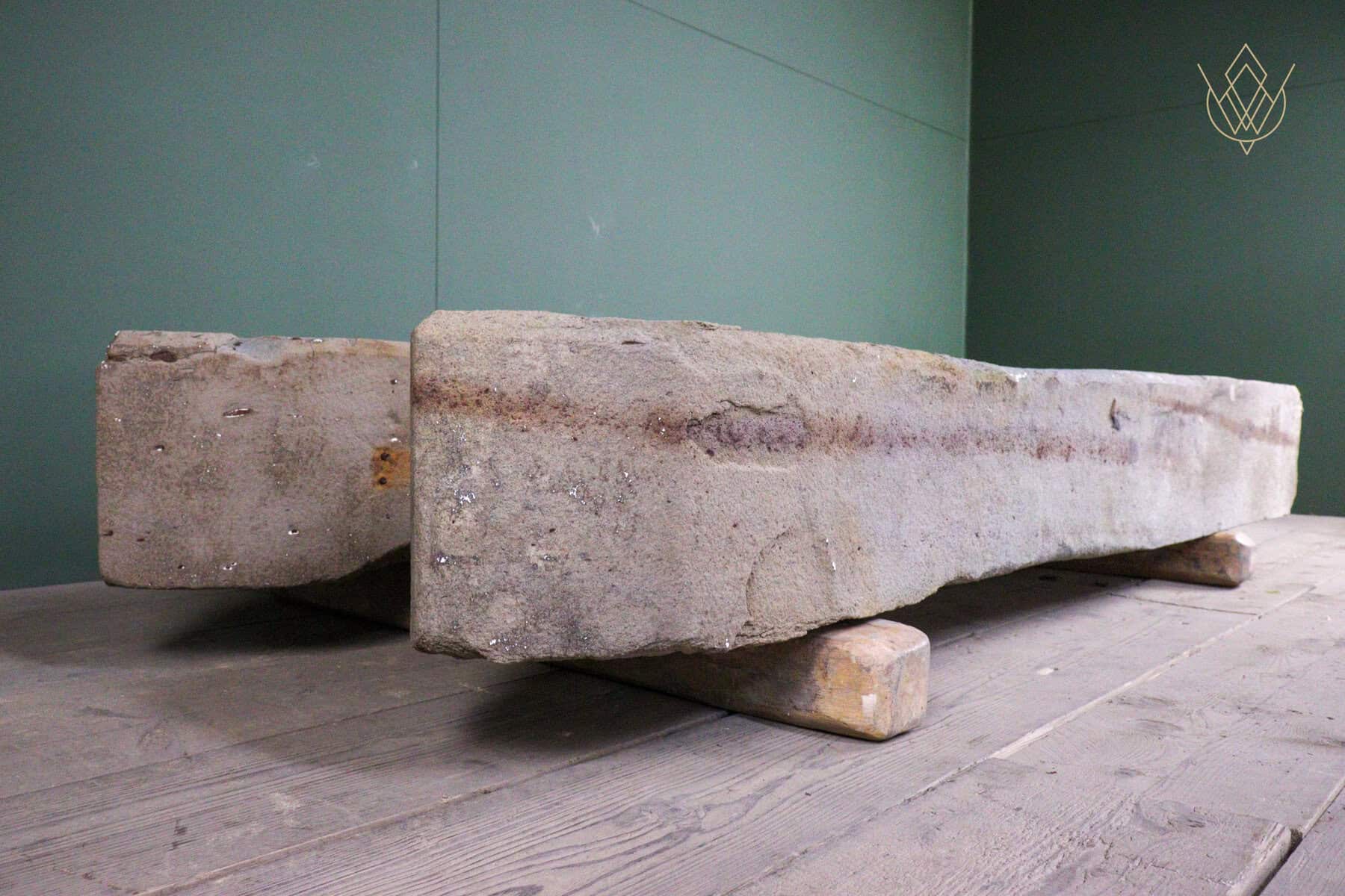 Pair of 2m Reclaimed Sandstone Gateposts - WM12675 - Image 5
